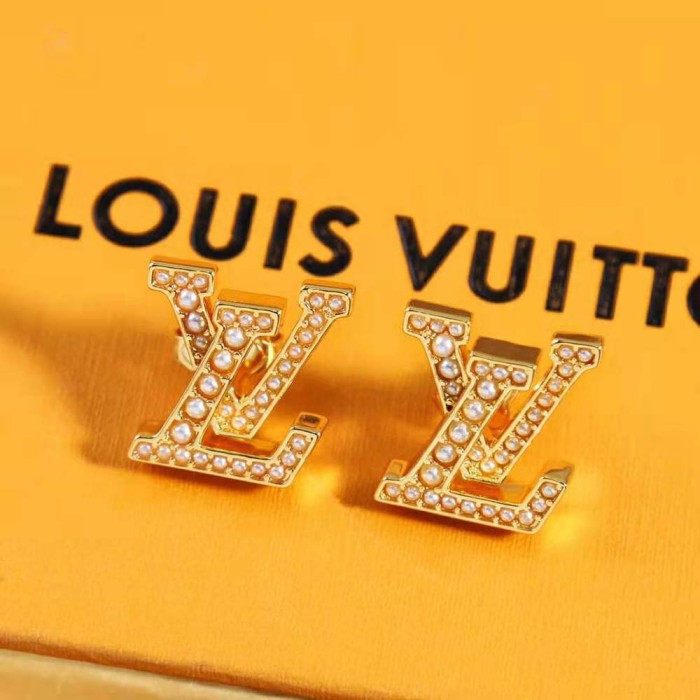 Louis Vuitton Women LV Iconic Pearls Earrings