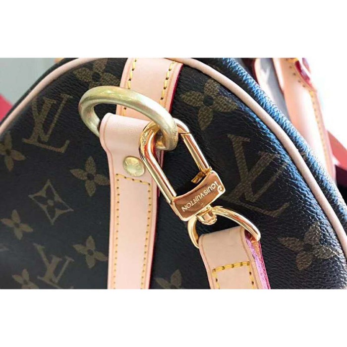 Louis Vuitton LV Women Speedy Bandoulière 30 in Signature Monogram Canvas-Brown