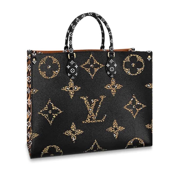 Louis Vuitton LV Women Onthego Tote Bag in Monogram Coated Canvas