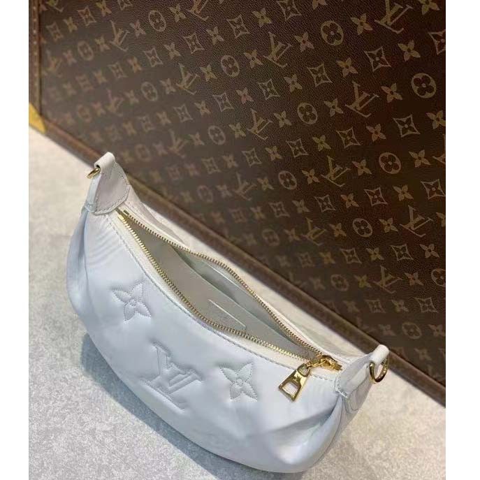 Louis Vuitton LV Women Over The Moon White Quilted Embroidered Smooth Calf Leather