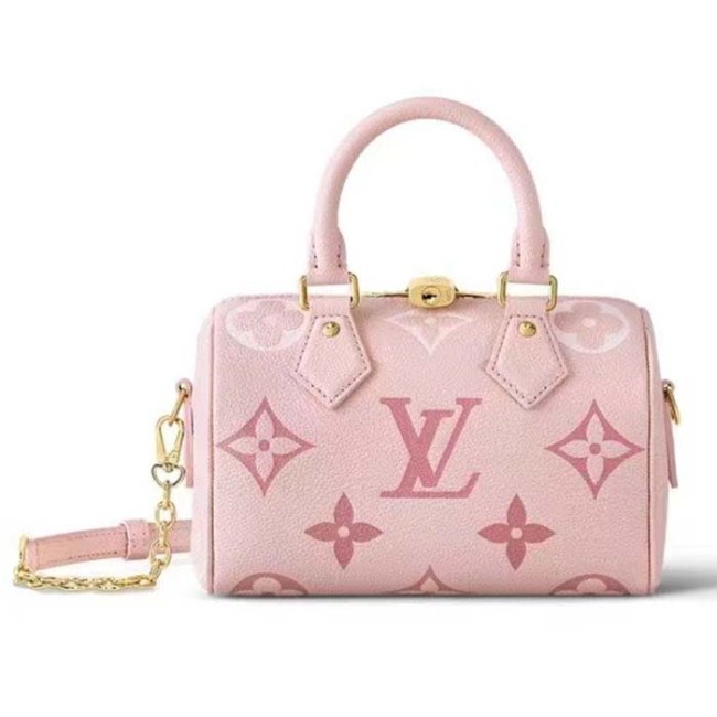 Louis Vuitton LV Women Seedy Bandoulière 20 Pink Embossed Supple Cowhide Leather M46518