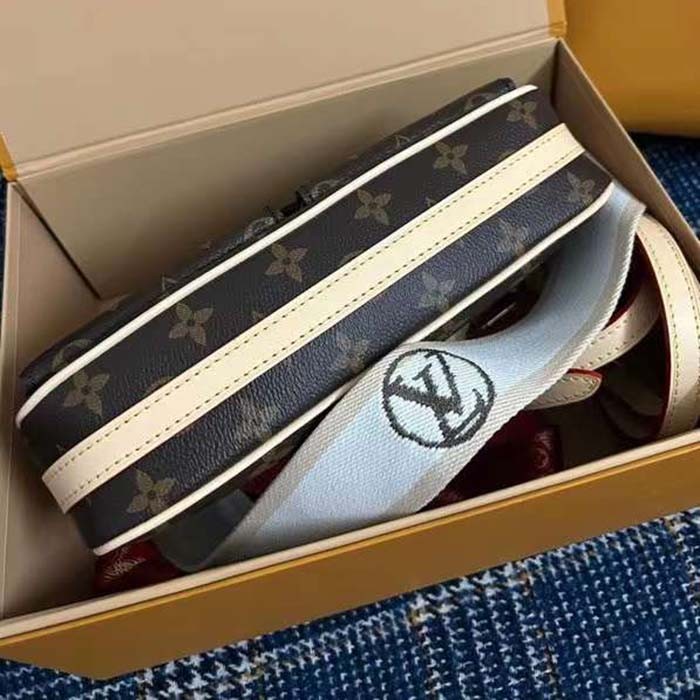 Louis Vuitton Women LV Vibe Monogram Coated Canvas Natural Cowhide-Leather M46999