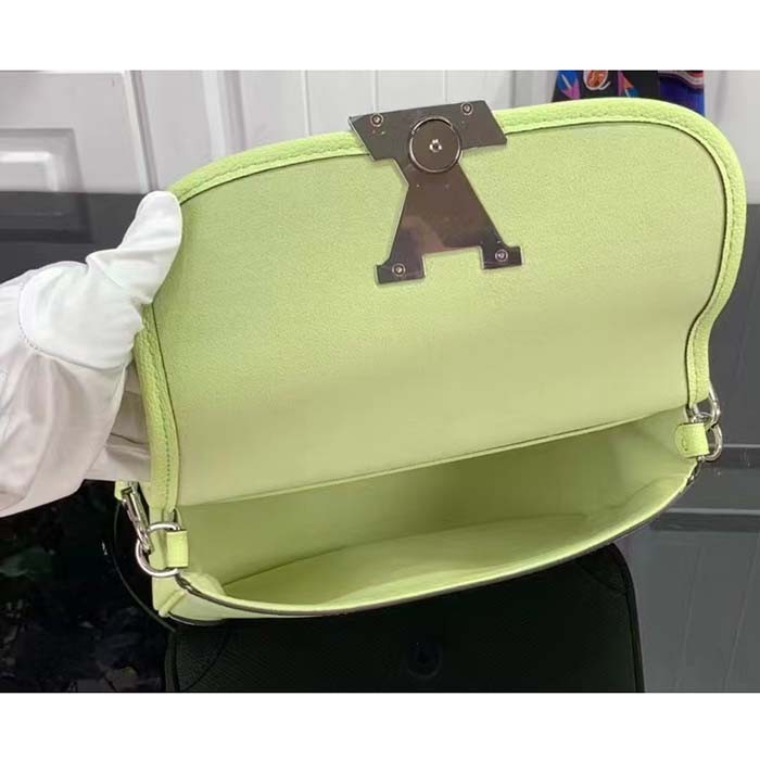 Louis Vuitton LV Women Buci Green Epi Grained Smooth Cowhide Leather