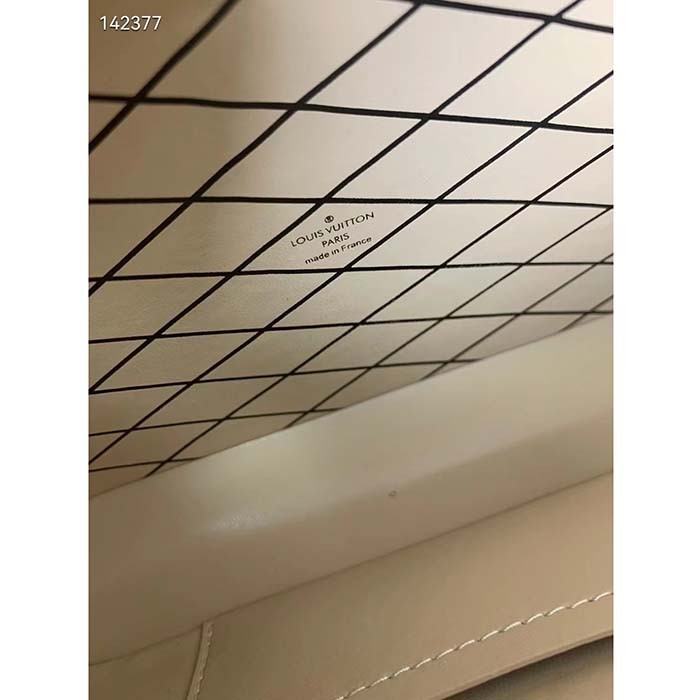 Louis Vuitton LV Women Petite Malle Handbag Metallise Golden Hour Brilliant Alligator Leather