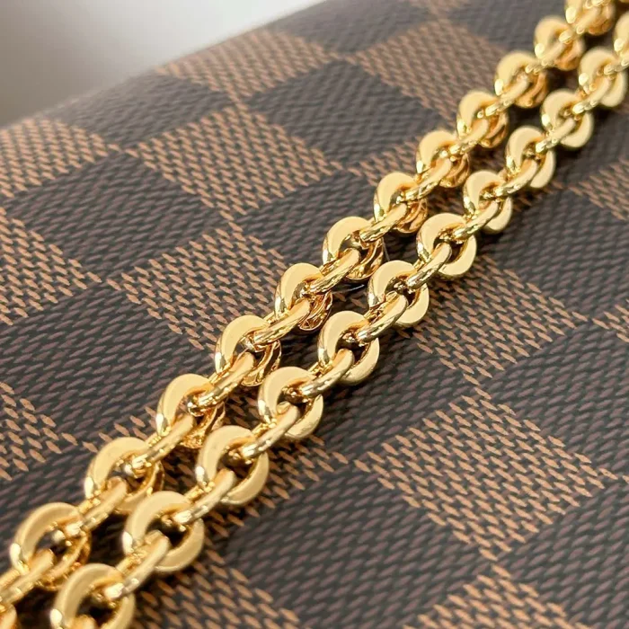 Louis Vuitton LV Women Felicie Pochette Damier Ebene Canvas N40492