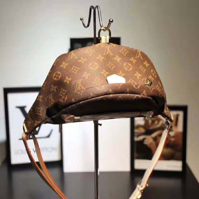 Louis Vuitton LV Women Bumbag in Monogram Canvas-Brown