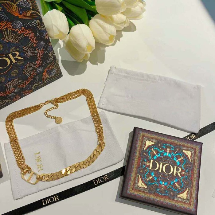 Dior Women 30 Montaigne Necklace Gold-Finish Metal