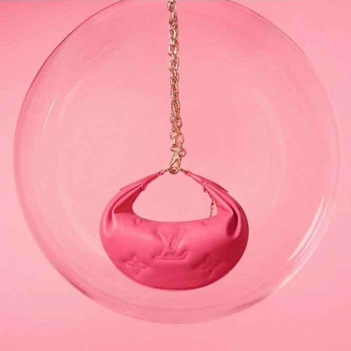 Louis Vuitton LV Women Over The Moon Pink Quilted Embroidered Smooth Calf Leather