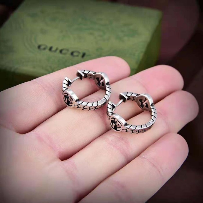 Gucci Women Interlocking G Hoop Earrings