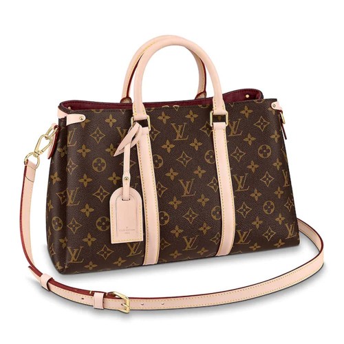 Louis Vuitton LV Women Soufflot MM Bag-Brown