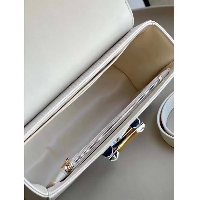 Louis Vuitton LV Women Twist MM Quartz Epi Grained Leather Cowhide Lock