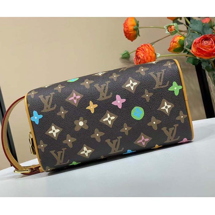 Louis Vuitton Unisex LV Locker Dopp Kit Chocolate Monogram Craggy Coated Canvas M47069