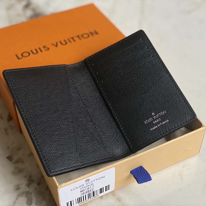 Louis Vuitton Unisex Pocket Organizer LV Graffiti Orange Coated Canvas Cowhide Leather