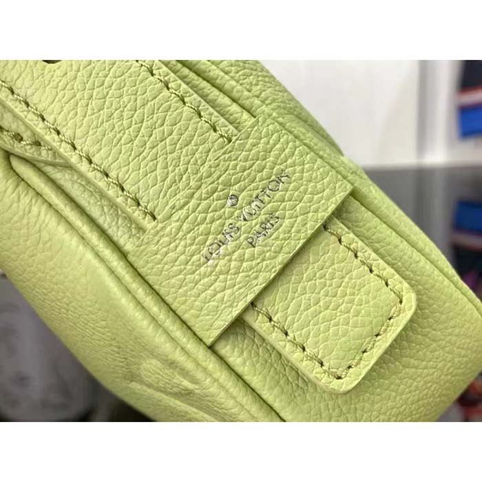Louis Vuitton LV Women Mini Moon Green Monogram Empreinte Embossed Supple Grained Cowhide Leather
