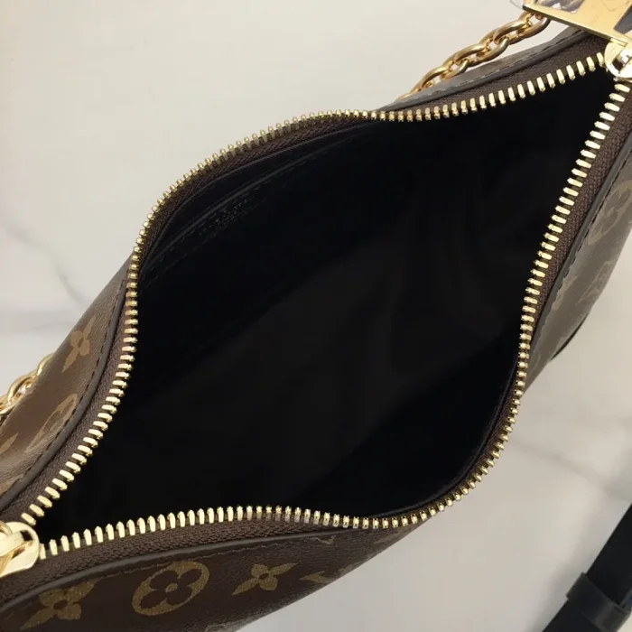 Louis Vuitton LV Women Boulogne PM Embossed Grained Cowhide Leather M45831