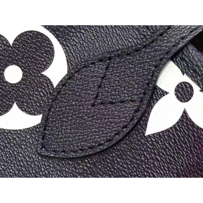 Louis Vuitton Women Neverfull MM Tote Midnight Fuchsia Monogram Coated Canvas