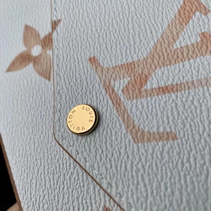 Louis Vuitton LV Women Félicie Pochette Beige Monogram Coated Canvas Microfiber Lining