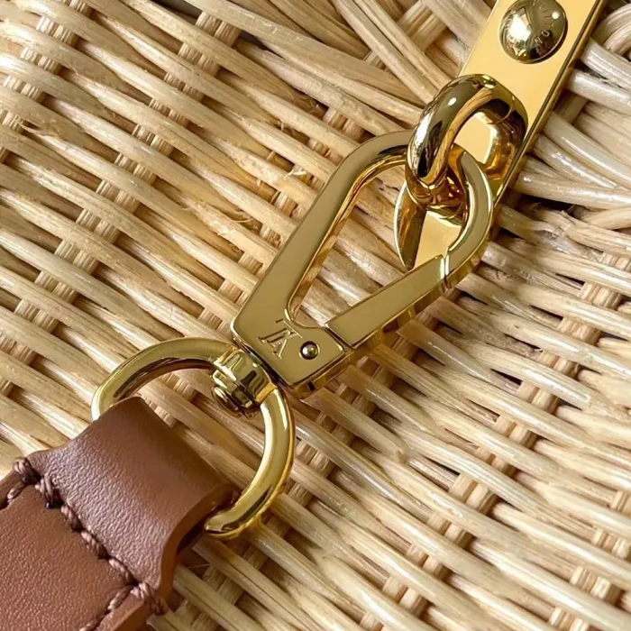 Louis Vuitton LV Women Capucines BB Handbag with Cowhide and Rattan M11617