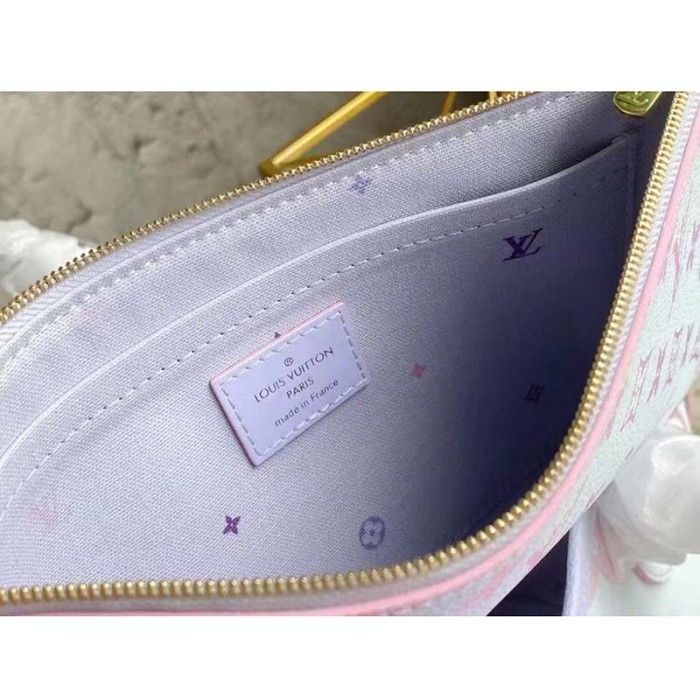 Louis Vuitton Women Neverfull MM Tote Sunrise Pastel Monogram Coated Canvas