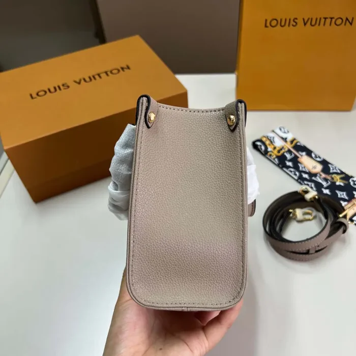 Louis Vuitton LV Women Onthego BB Bicolor Monogram Empreinte Leather M47054