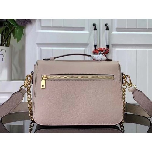 Louis Vuitton LV Women Oxford Greige Grained Calf Leather Microfiber Lining