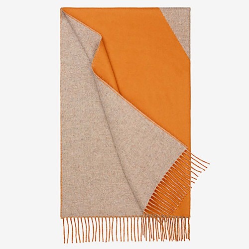 Hermes Women Casaque II Stole Double-Faced Cashmere Scarf