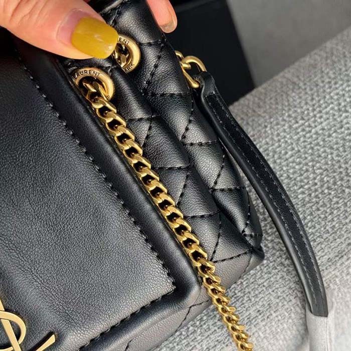 Saint Laurent YSL Women Mini Nolita Lambskin Black