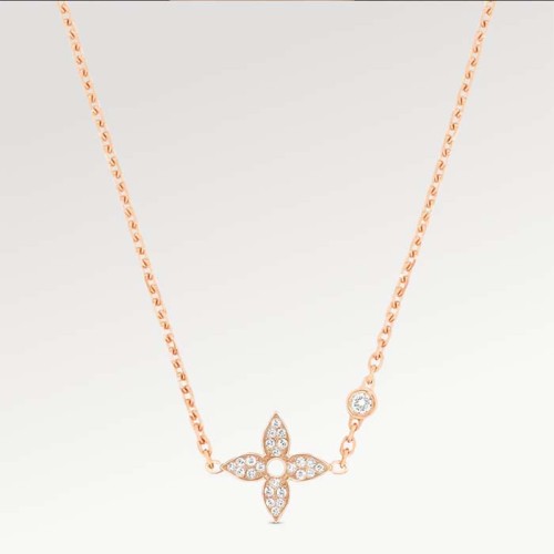 Louis Vuitton Women LV Idylle Blossom Pendant Pink Gold Diamonds 25 Diamonds