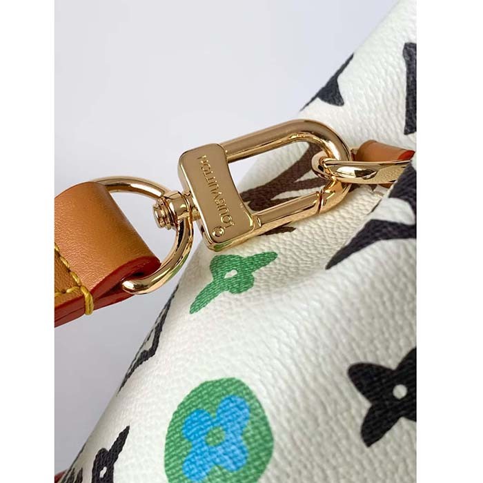 Louis Vuitton Unisex LV Nano Steamer Vanilla Monogram Craggy Coated Canvas M83429