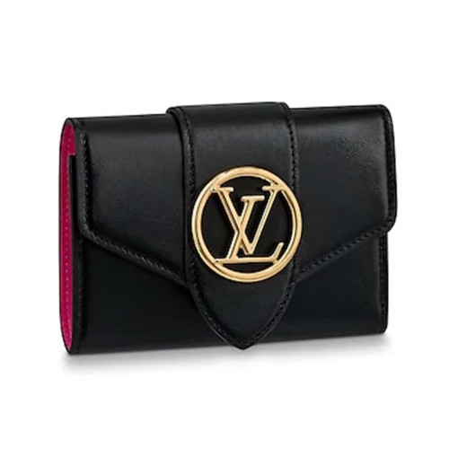 Louis Vuitton LV Women LV Pont 9 Compact Wallet Smooth Cowhide