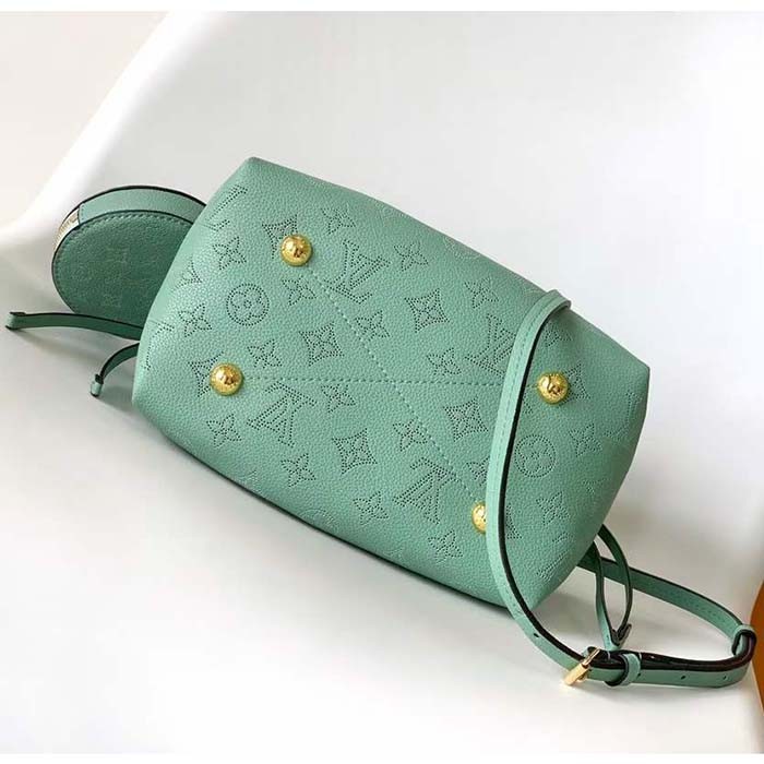 Louis Vuitton LV Women Flight Mode Bella Mineral Blue Perforated Mahina Calfskin M25147