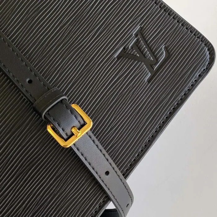 Louis Vuitton LV Women Varenne Leather-trim Black M11789