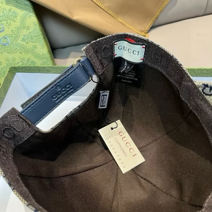 Gucci Unisex Original GG Canvas Baseball Hat-Navy 7890164HBA84084