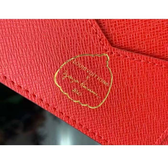 Louis Vuitton Unisex LV x YK Passport Cover Monogram Coated Canvas 3D Painted Dots Print