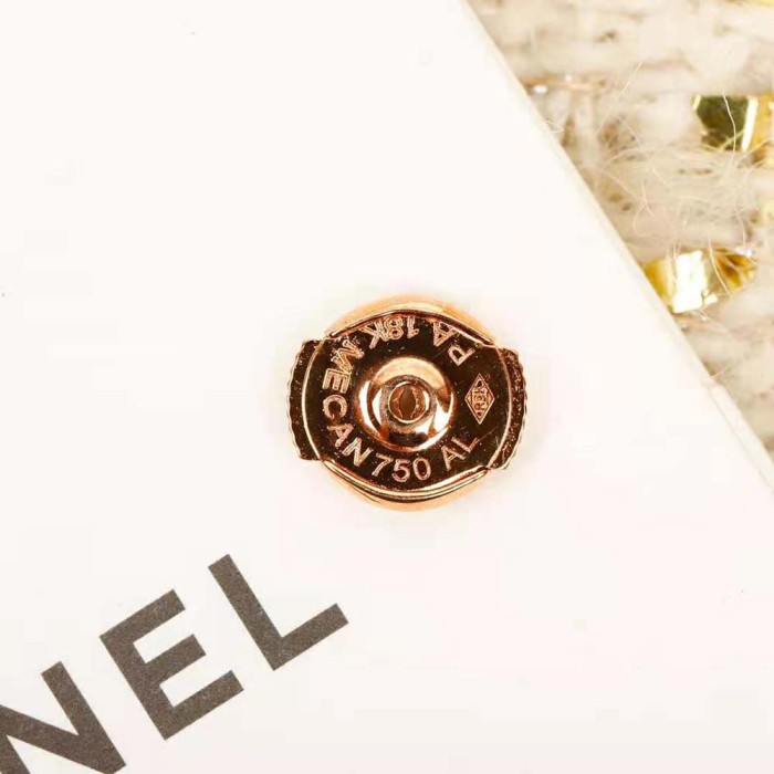 Chanel Women Extrait De Camélia Transformable Earrings