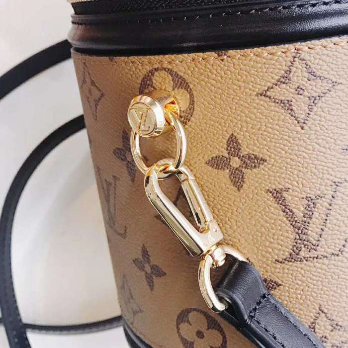 Louis Vuitton LV Women Cannes Handbag in Monogram and Monogram Reverse Coated Canvas