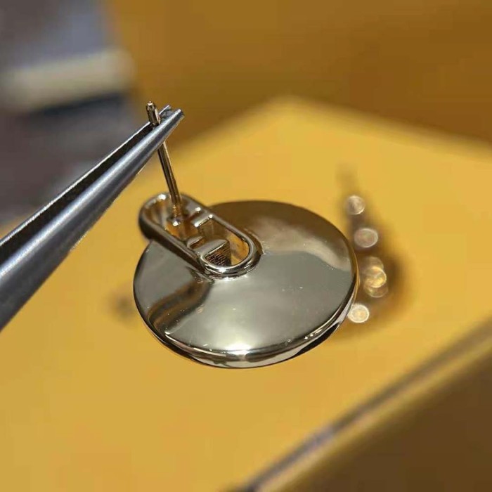 Fendi Women O Lock Earrings Gold-Colored
