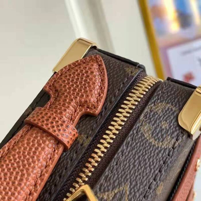 Louis Vuitton Unisex LVXNBA Handle Trunk Bag Monogram Coated Canvas