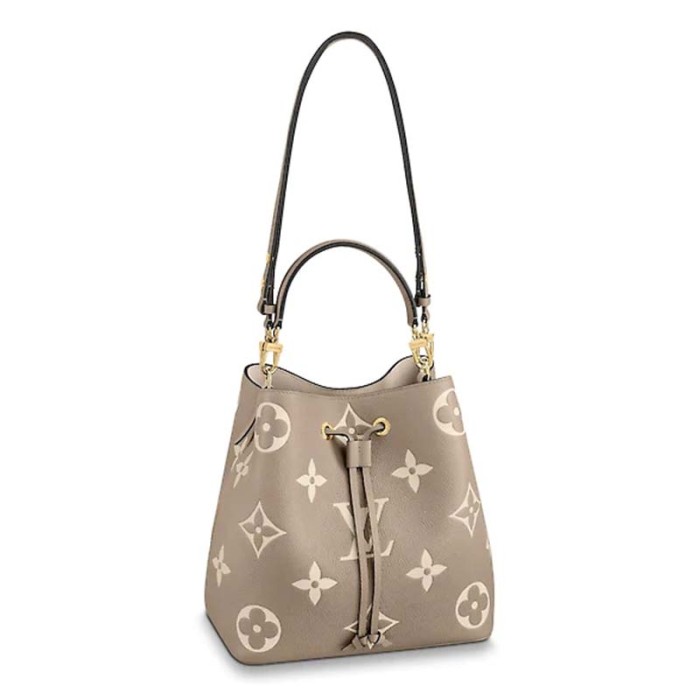 Louis Vuitton LV Women NéoNoé MM Bucket Bag Embossed Grained Cowhide Leather