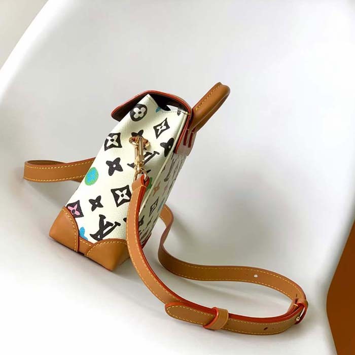 Louis Vuitton Unisex LV Nano Steamer Vanilla Monogram Craggy Coated Canvas M83429