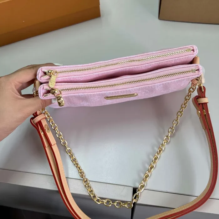 Louis Vuitton LV Women Liv Pochette Monogram Denim M14159