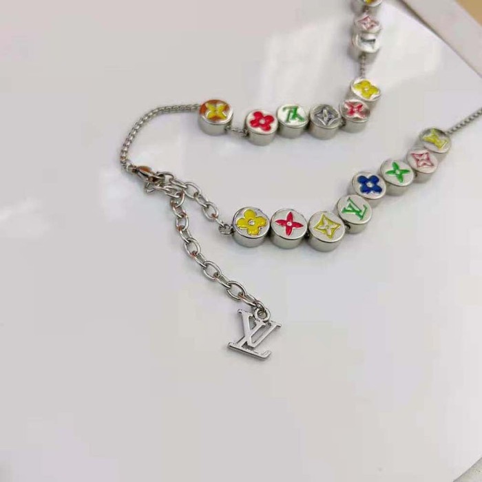 Louis Vuitton Unisex Monogram Colours Necklace