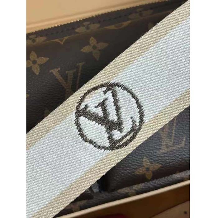 Louis Vuitton Women LV Vibe Monogram Coated Canvas Natural Cowhide-Leather M46999