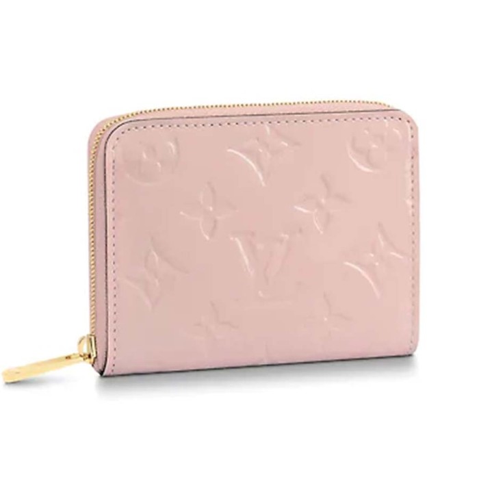 Louis Vuitton LV Women Zippy Coin Purse in Monogram Vernis Patent Calf Leather