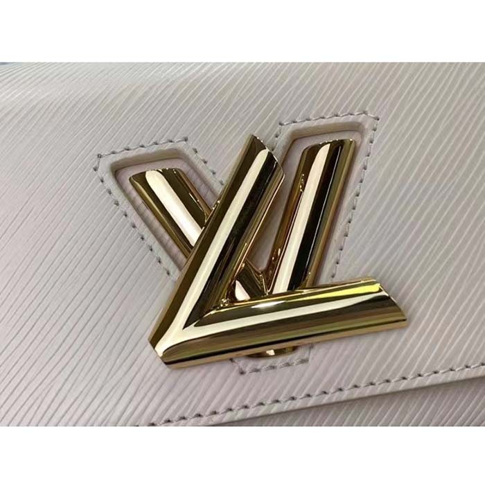 Louis Vuitton LV Women Twist West Quartz White Epi Grained Cowhide Leather M24550