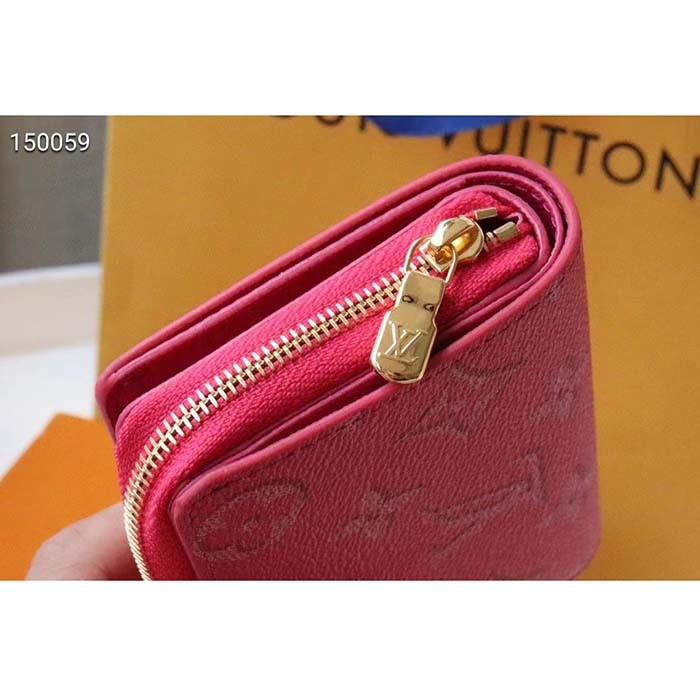 Louis Vuitton LV Women Lou Wallet Fall For You Fuchsia Pink Monogram Coated Canvas