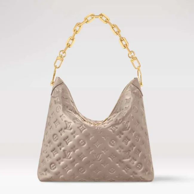 Louis Vuitton LV Women Coussin Hobo MM-Gray M12071