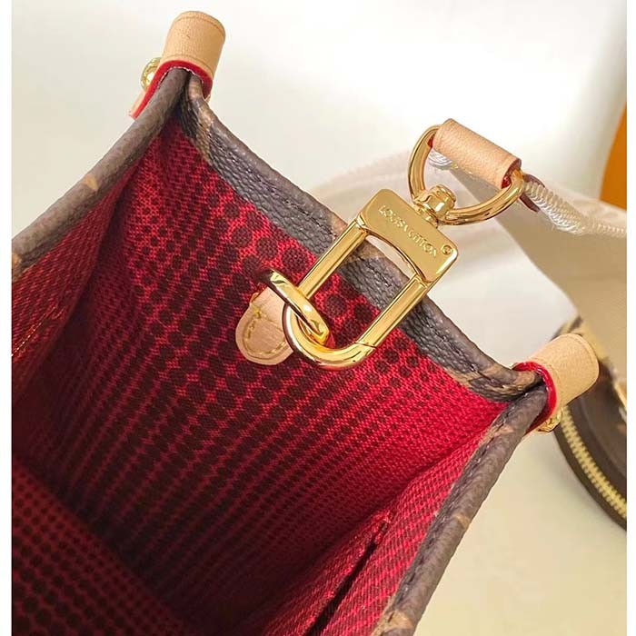 Louis Vuitton Unisex LVxYK OnTheGo PM Monogram Coated Canvas 3D Painted Dots Print