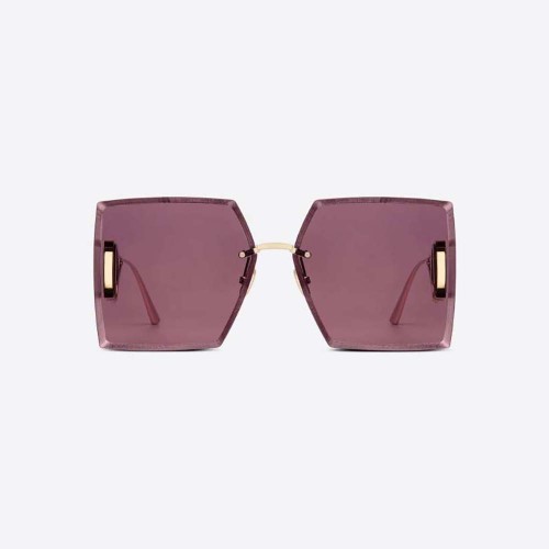 Dior Women 30 Montaigne S7U Burgundy Square Sunglasses