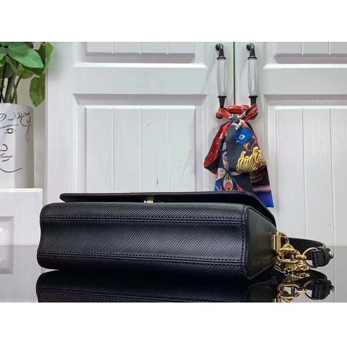 Louis Vuitton LV Women Twist West Black Epi Grained Cowhide Leather M24549